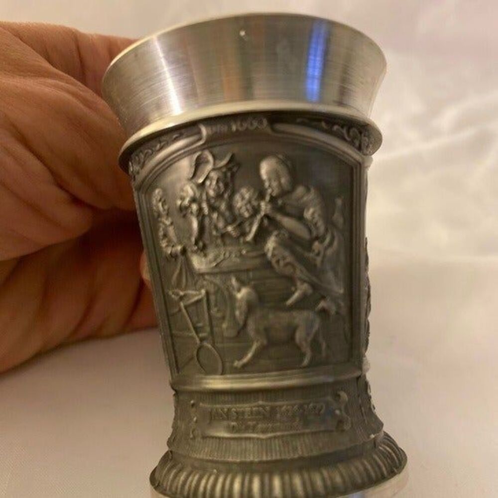Vintage WMF Zum German Pewter cup.